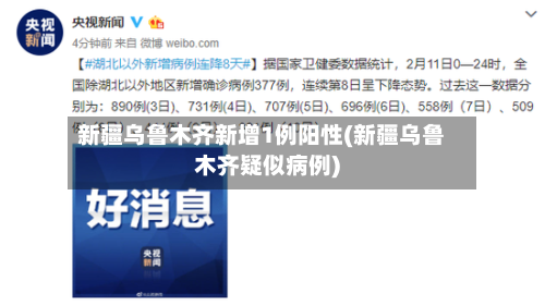 新疆乌鲁木齐新增1例阳性(新疆乌鲁木齐疑似病例)