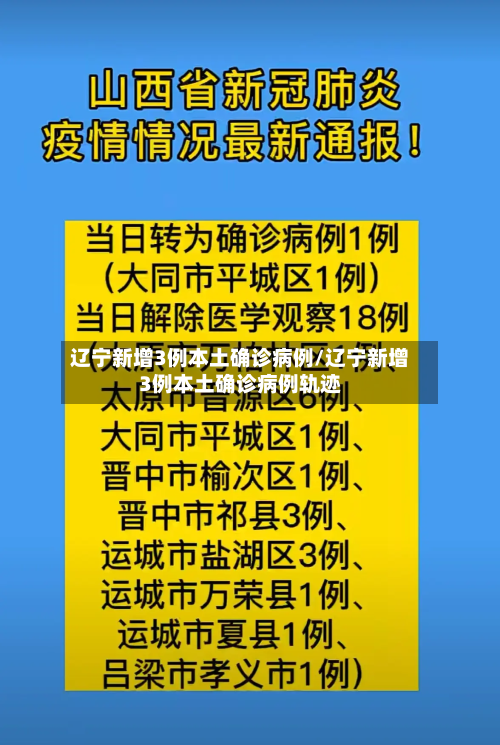 辽宁新增3例本土确诊病例/辽宁新增3例本土确诊病例轨迹-第2张图片
