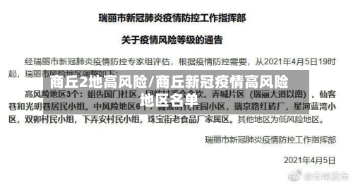 商丘2地高风险/商丘新冠疫情高风险地区名单-第2张图片