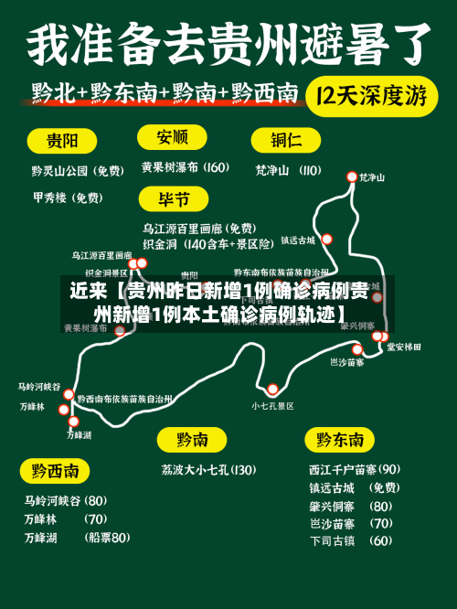 近来【贵州昨日新增1例确诊病例贵州新增1例本土确诊病例轨迹】