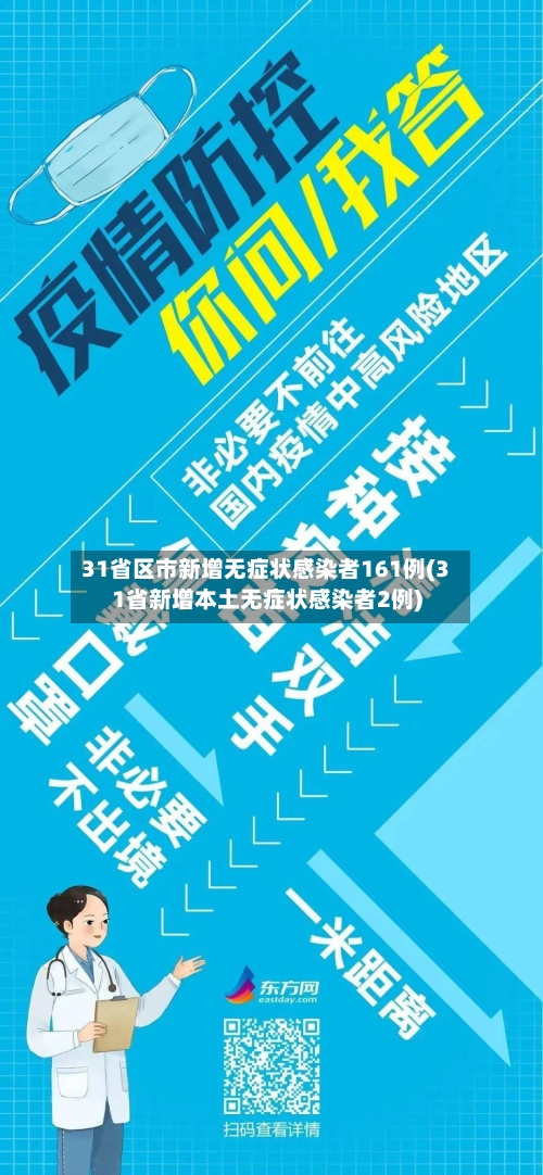 31省区市新增无症状感染者161例(31省新增本土无症状感染者2例)