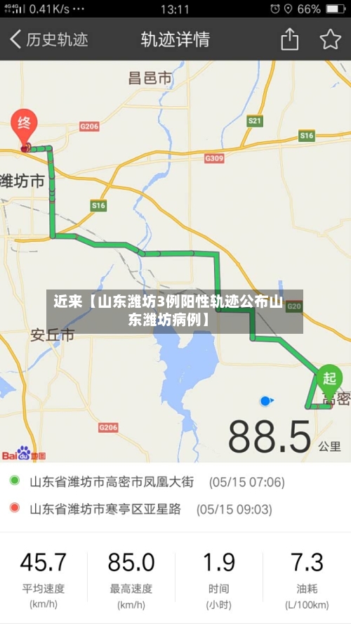 近来【山东潍坊3例阳性轨迹公布山东潍坊病例】