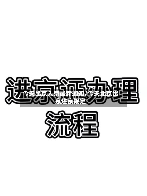 今天出京入京最新通知/今天北京出京进京规定