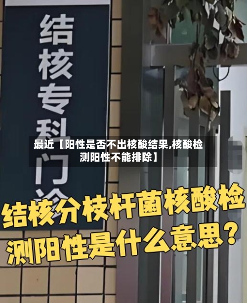 最近【阳性是否不出核酸结果,核酸检测阳性不能排除】