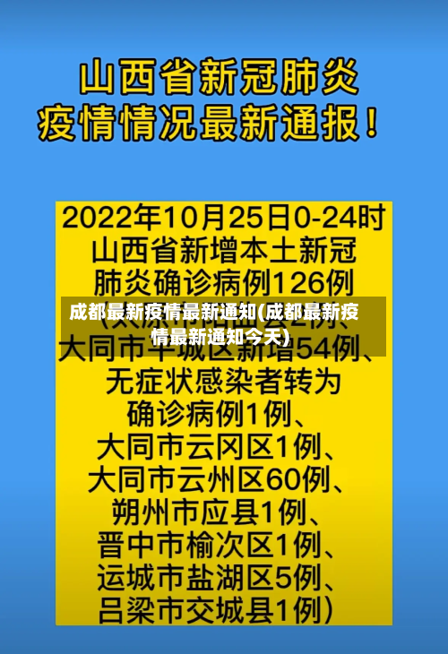成都最新疫情最新通知(成都最新疫情最新通知今天)
