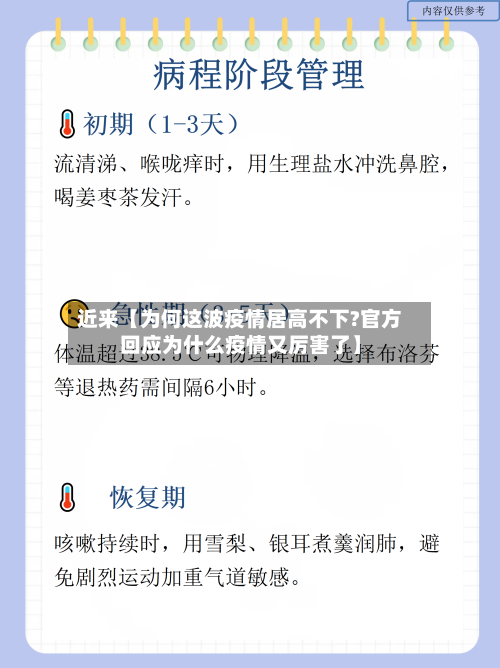 近来【为何这波疫情居高不下?官方回应为什么疫情又厉害了】-第3张图片