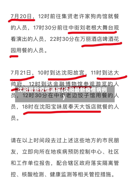 沈阳最新疫情通报(沈阳最新疫情病例)-第2张图片