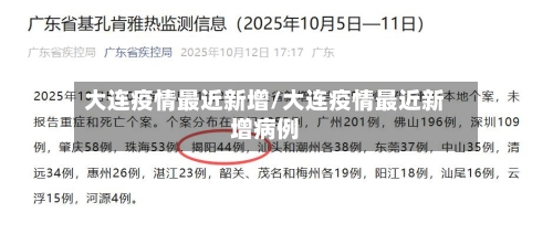 大连疫情最近新增/大连疫情最近新增病例-第3张图片