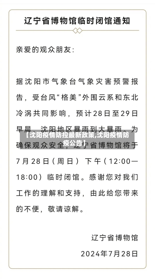 【沈阳疫情防控最新政策,沈阳疫情防疫公告】