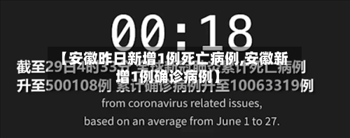 【安徽昨日新增1例死亡病例,安徽新增1例确诊病例】-第2张图片