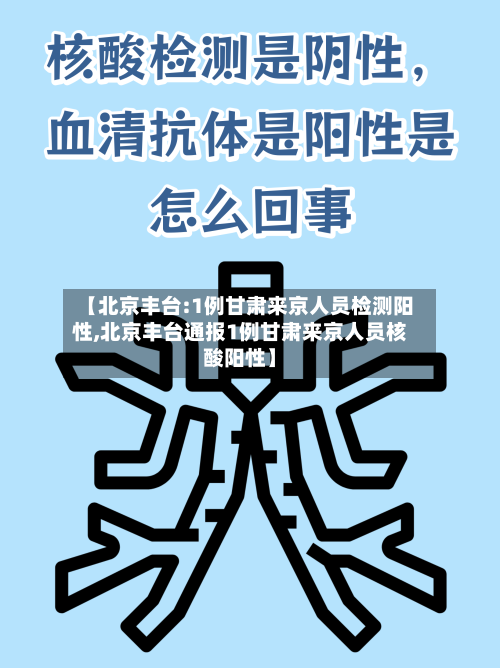 【北京丰台:1例甘肃来京人员检测阳性,北京丰台通报1例甘肃来京人员核酸阳性】