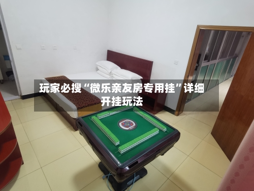 玩家必搜“微乐亲友房专用挂	”详细开挂玩法-第2张图片