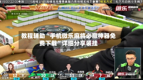 教程辅助“手机微乐麻将必赢神器免费下载”详细分享装挂