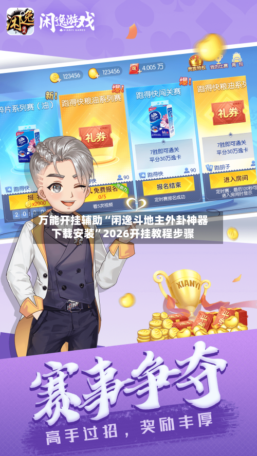 万能开挂辅助“闲逸斗地主外卦神器下载安装	”2026开挂教程步骤-第2张图片