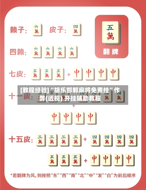 [教程经验]“胡乐邯郸麻将免费挂”作弊(透视) 开挂辅助教程-第3张图片