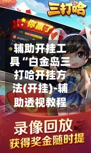 辅助开挂工具“白金岛三打哈开挂方法(开挂)-辅助透视教程-第2张图片