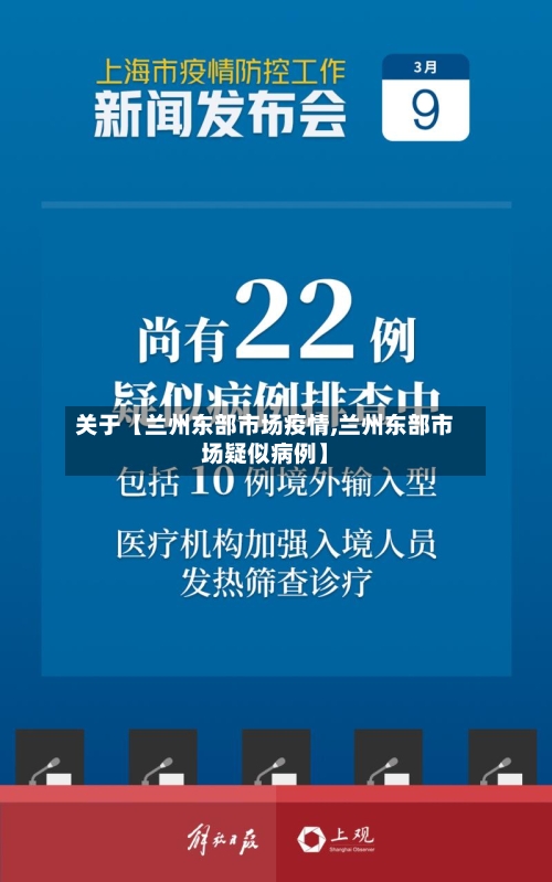 关于【兰州东部市场疫情,兰州东部市场疑似病例】-第2张图片