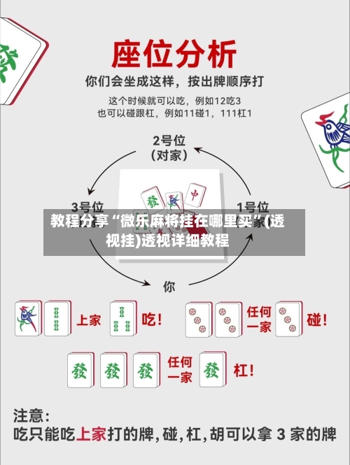 教程分享“微乐麻将挂在哪里买”(透视挂)透视详细教程-第2张图片