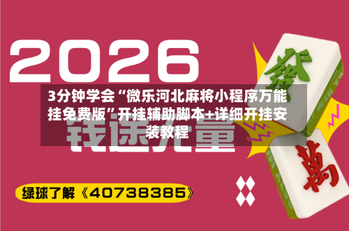 3分钟学会“微乐河北麻将小程序万能挂免费版”开挂辅助脚本+详细开挂安装教程-第2张图片