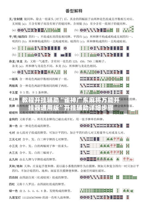 教程开挂辅助“雀神广东麻将万能开挂器通用版”开挂辅助详细步骤-第2张图片