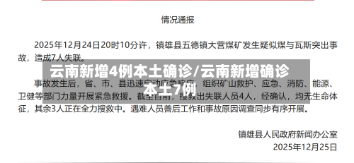 云南新增4例本土确诊/云南新增确诊本土7例-第2张图片